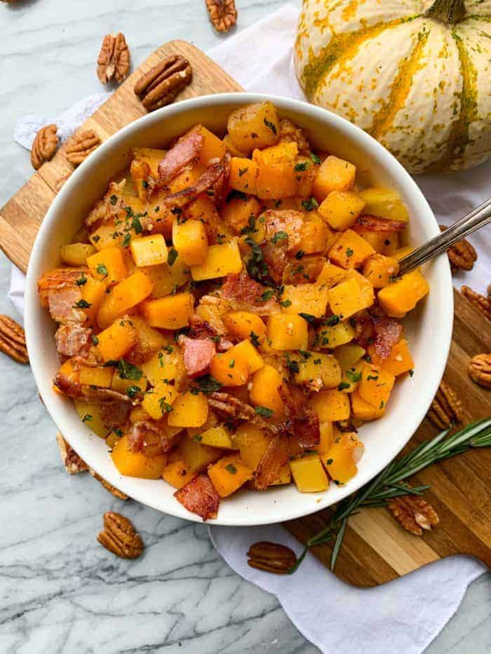 Whole30 Roasted Butternut Squash - Organically Addison