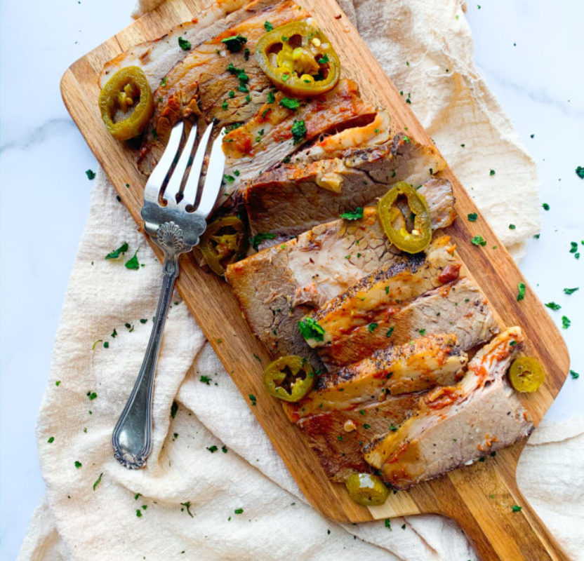 WHOLE30 SLOW COOKER BEEF BRISKET Organically Addison