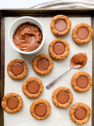 PALEO ALMOND BUTTER COOKIE CUPS