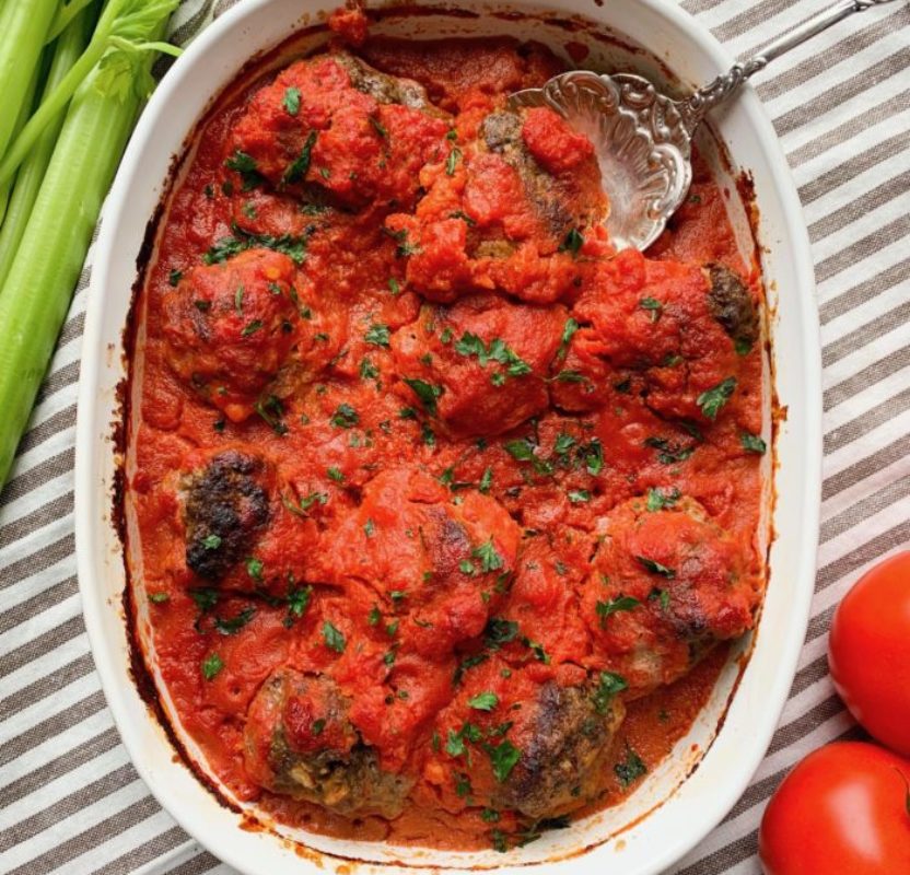 Whole30 Baked Italian Meatballs – Organically Addison