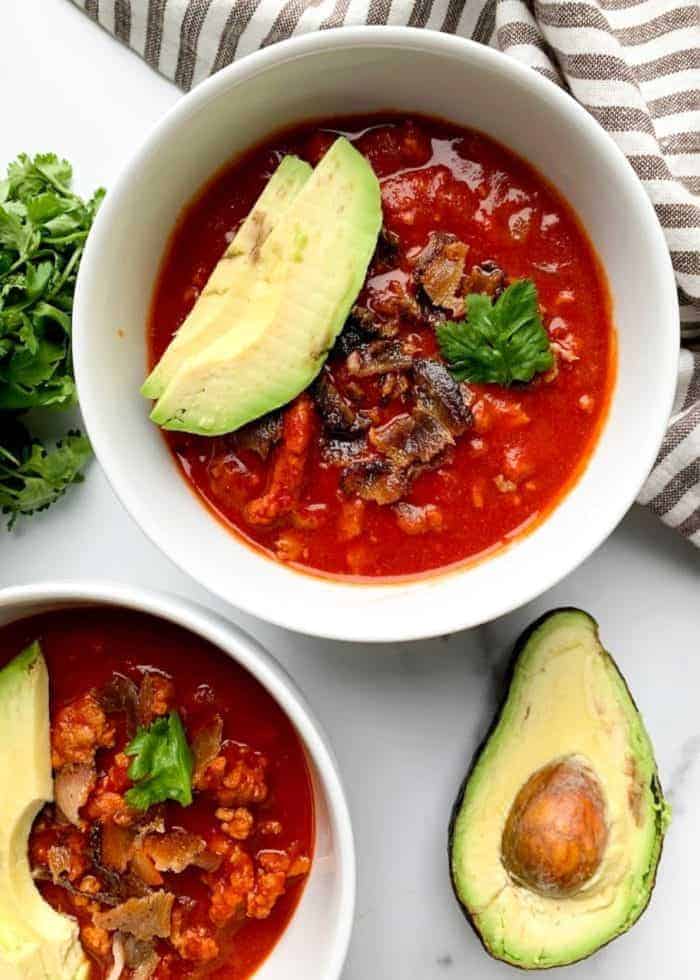 WHOLE30 BACON CHILI - Organically Addison