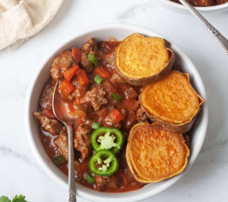WHOLE30 SLOPPY JOE SWEET POTATO BOWLS Organically Addison