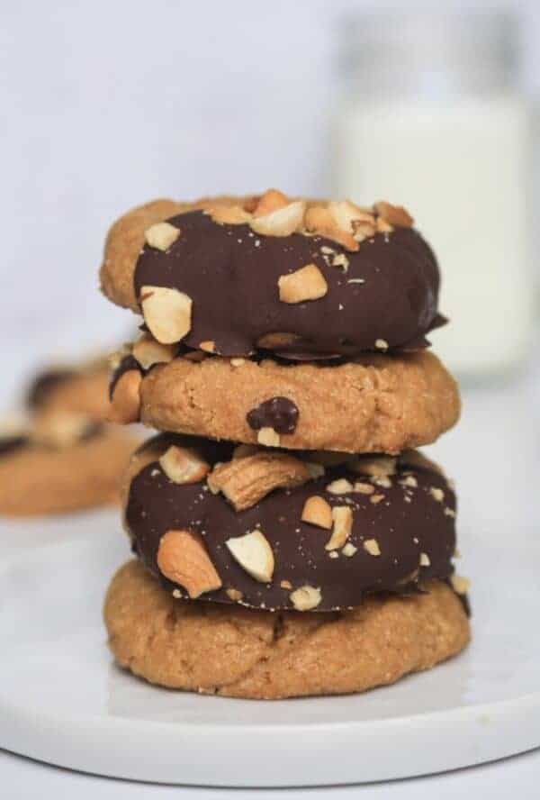 PALEO CHOCOLATE DIPPED COOKIES - Organically Addison