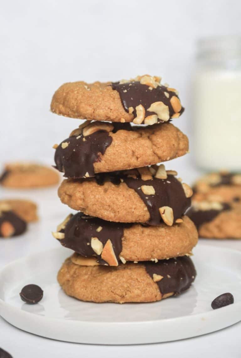 PALEO CHOCOLATE DIPPED COOKIES - Organically Addison