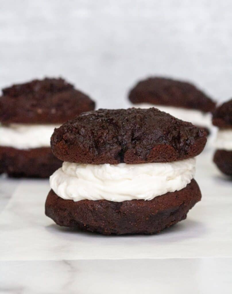 Gluten-free Deconstructed Whoopie Pie Cake