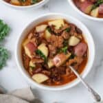 Whole30 Zuppa Toscana soup in bowl