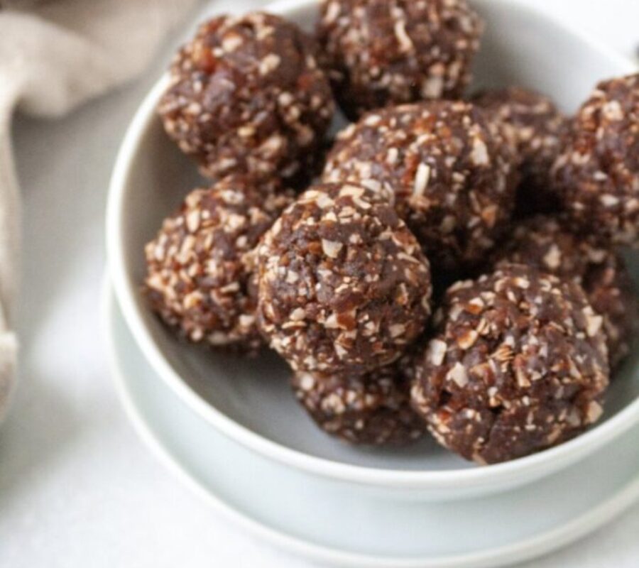 PALEO VEGAN ALMOND JOY BITES - Organically Addison