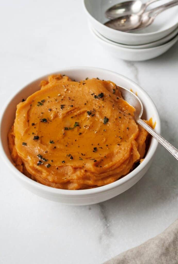 WHOLE30 MASHED SWEET POTATOES - Organically Addison