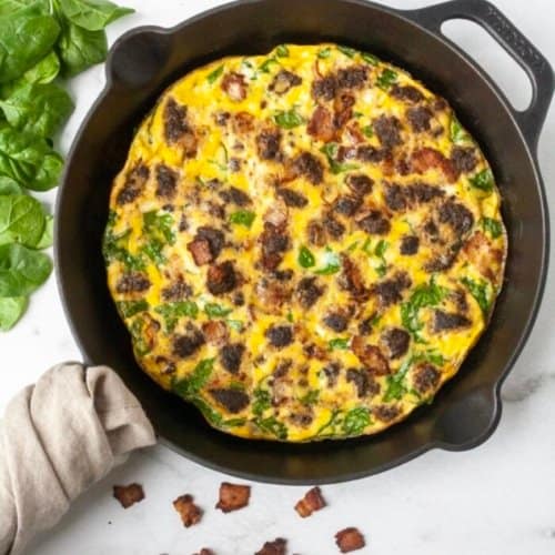 Hearty Spinach Beef Frittata Recipe – Steph Gaudreau