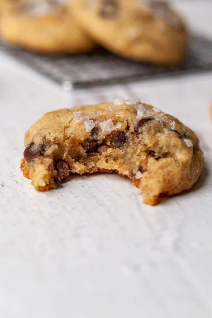 Healthy cookies on a white backdrop.