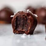 Paleo Vegan double chocolate truffles