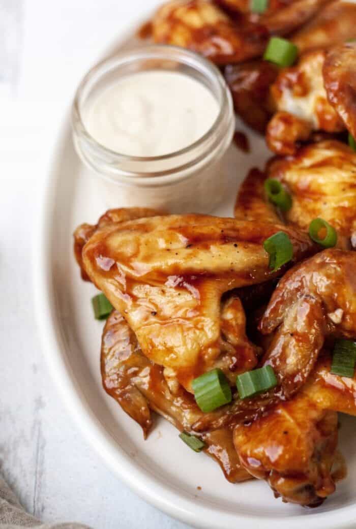Whole30 wings with sauce