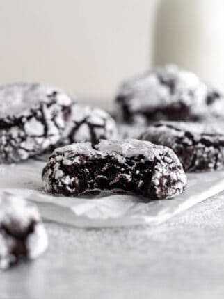 Gluten Free Chocolate Crinkle Cookies (Paleo)