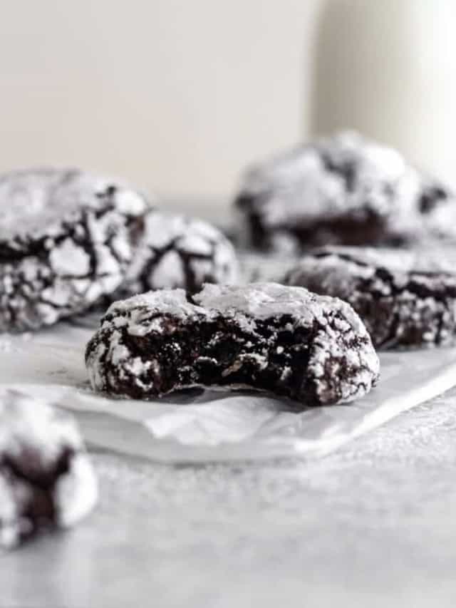 Gluten Free Chocolate Crinkle Cookies Story - Organically Addison