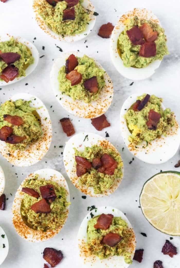 Bacon Deviled Eggs {Paleo, Whole30}