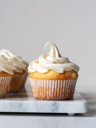 Paleo Vanilla Cupcakes (Grain Free, Nut Free)