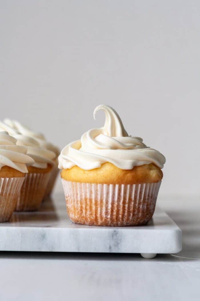 Paleo Vanilla Cupcakes (Grain Free, Nut Free) - Organically Addison