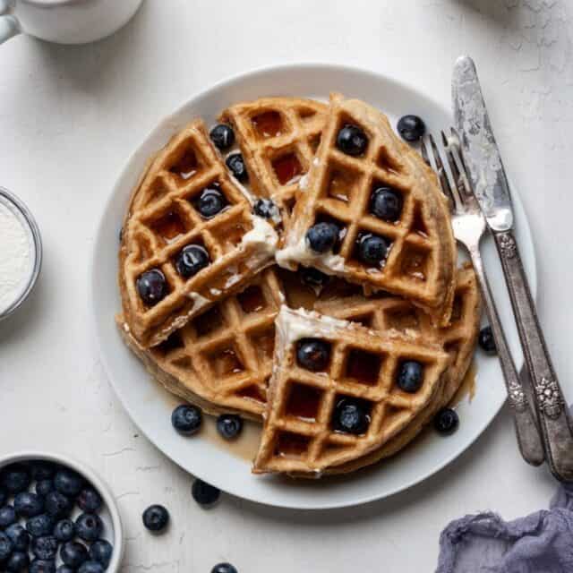 Easy Cassava Flour Waffles (Paleo, Grain Free) - Organically Addison