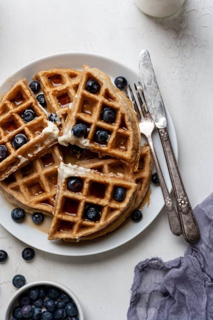 Fluffy grain free waffles