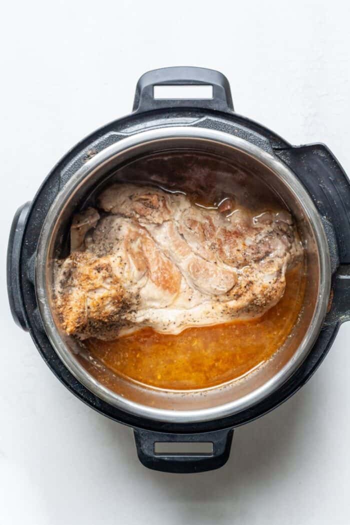 Shredded pork in Instant Pot