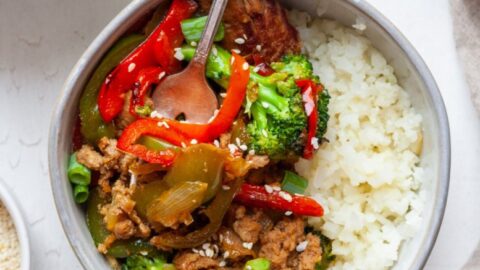 Ground Turkey Teriyaki Bowls (Whole30, AIP) - Organically Addison