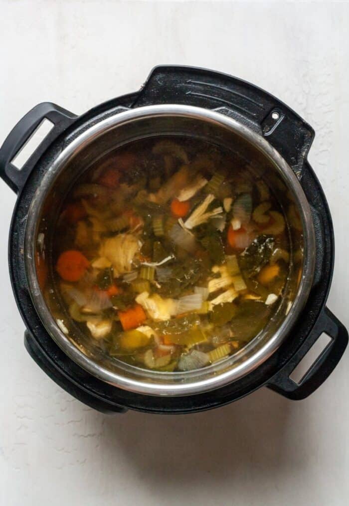 AIP chicken soup in instant pot