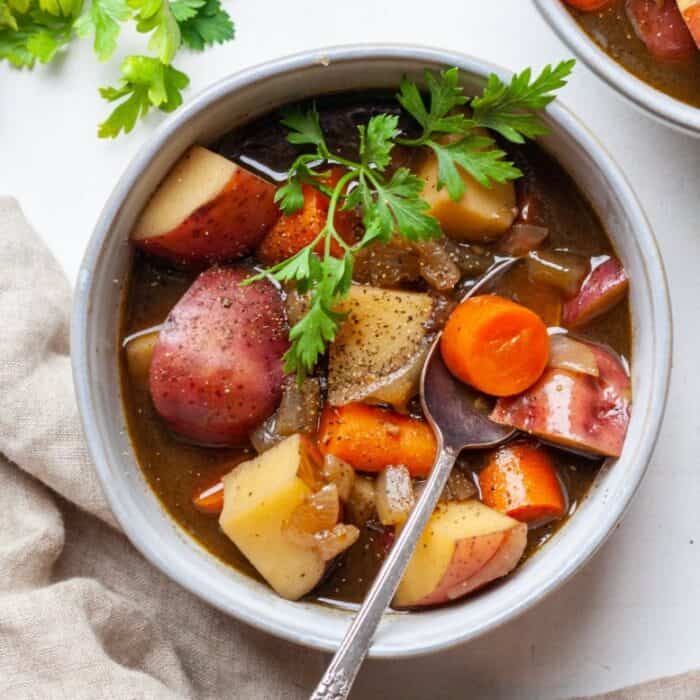 Vegetarian Beef Stew (Vegan) Organically Addison