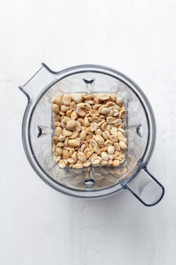 Peanuts in Vitamix blender