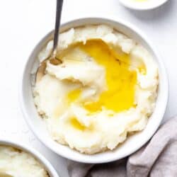 Whole30 mashed potatoes in bowl