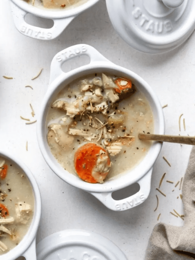 Whole30 Creamy Chicken Soup (AIP) Story Organically Addison