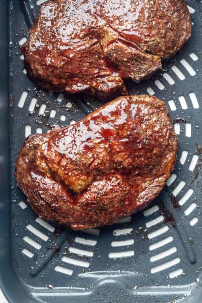 Steak in air fryer