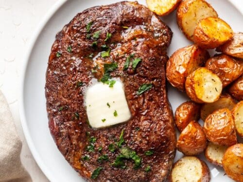 Air Fryer Ribeye Steak - Organically Addison