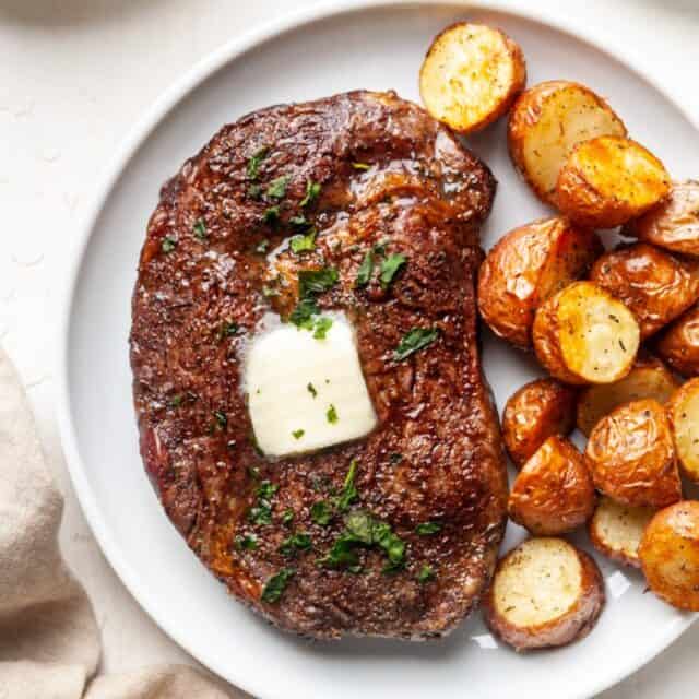 Air Fryer Ribeye Steak Organically Addison