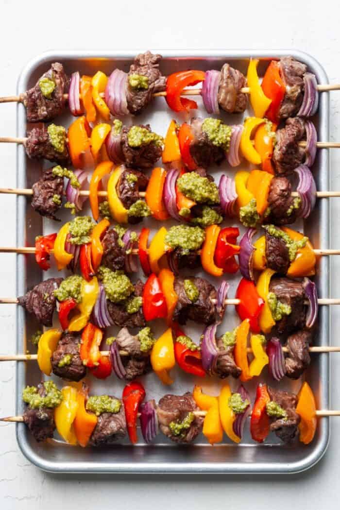 Cooking shish kabobs on sale in the oven