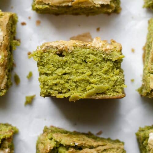 Matcha Brownies Organically Addison