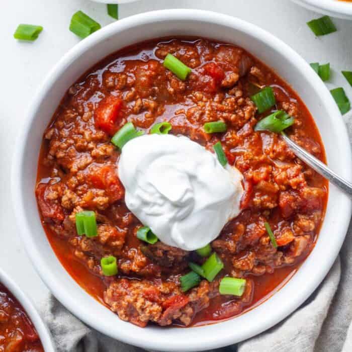 No Bean Chili (Beanless Chili) - Organically Addison