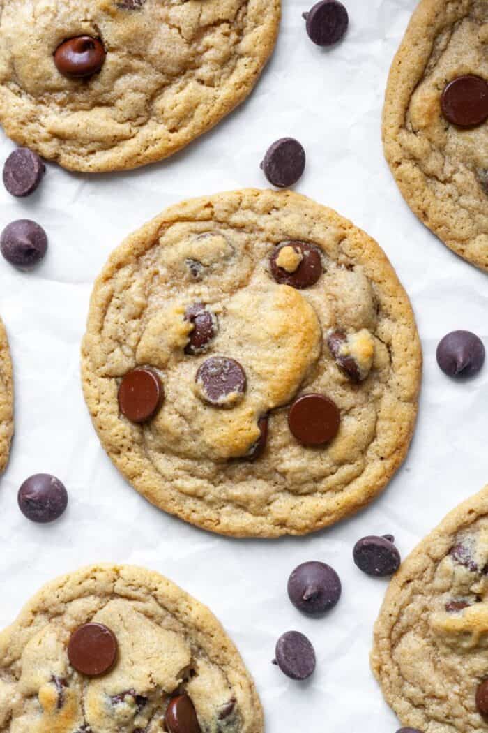 Oat Flour Chocolate Chip Cookies Organically Addison