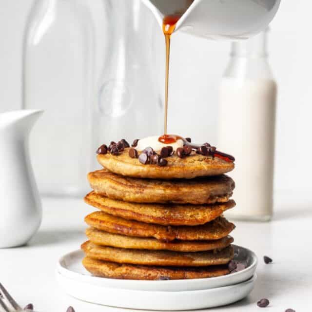 Oat Flour Pancakes Organically Addison
