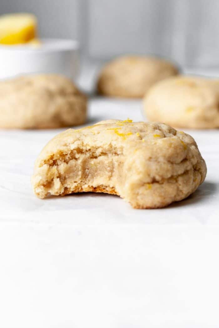 Thick chewy lemon cookies