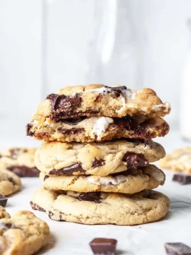 Chocolate Chip Marshmallow Cookies Story Organically Addison