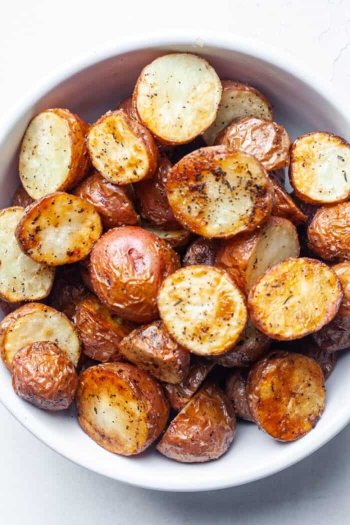 Crispy Air Fryer Diced Potatoes - Organically Addison
