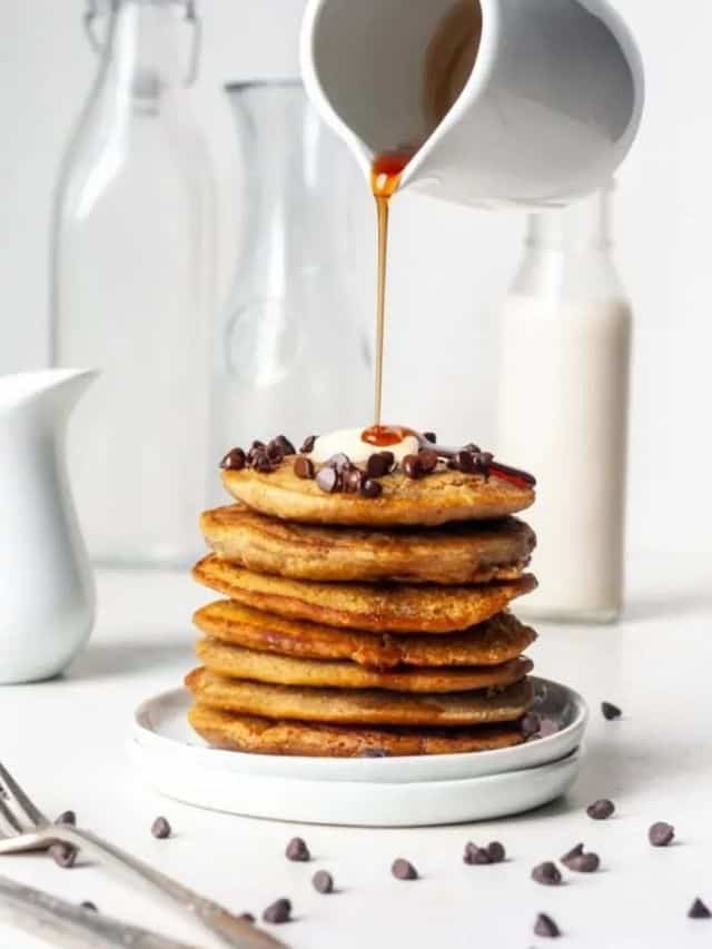 Oat Flour Pancakes Story Organically Addison