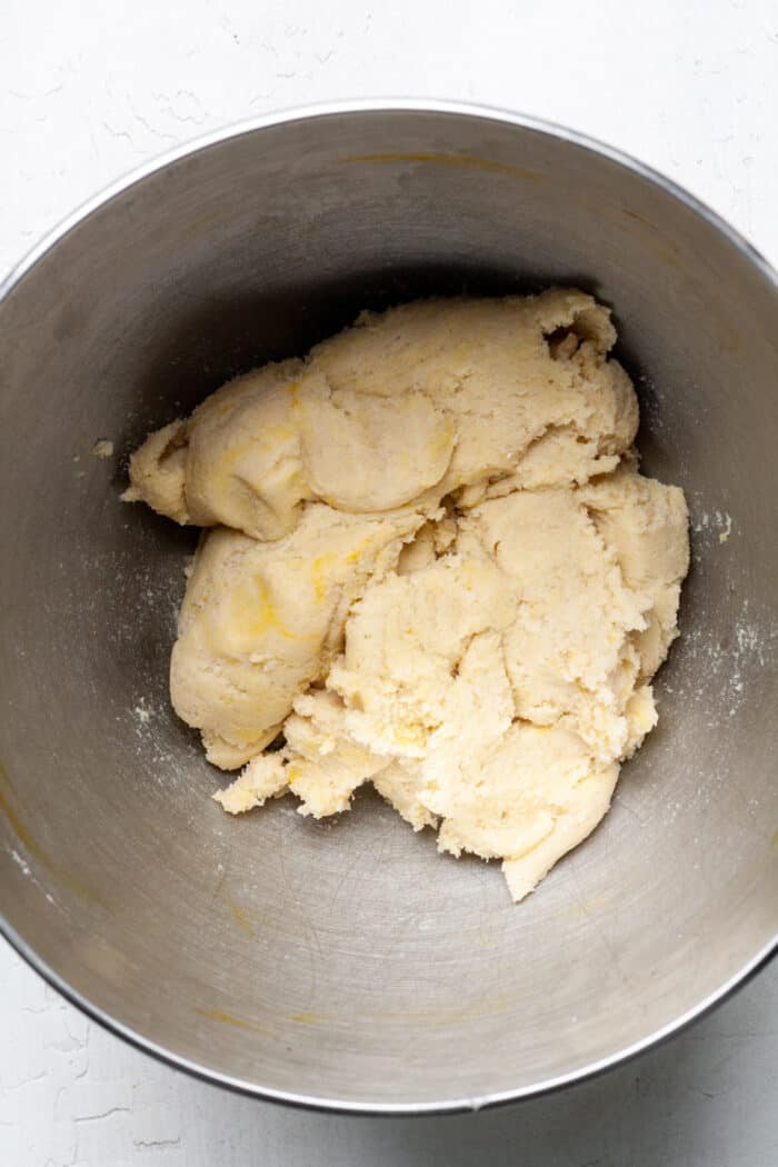Light yellow cookie dough