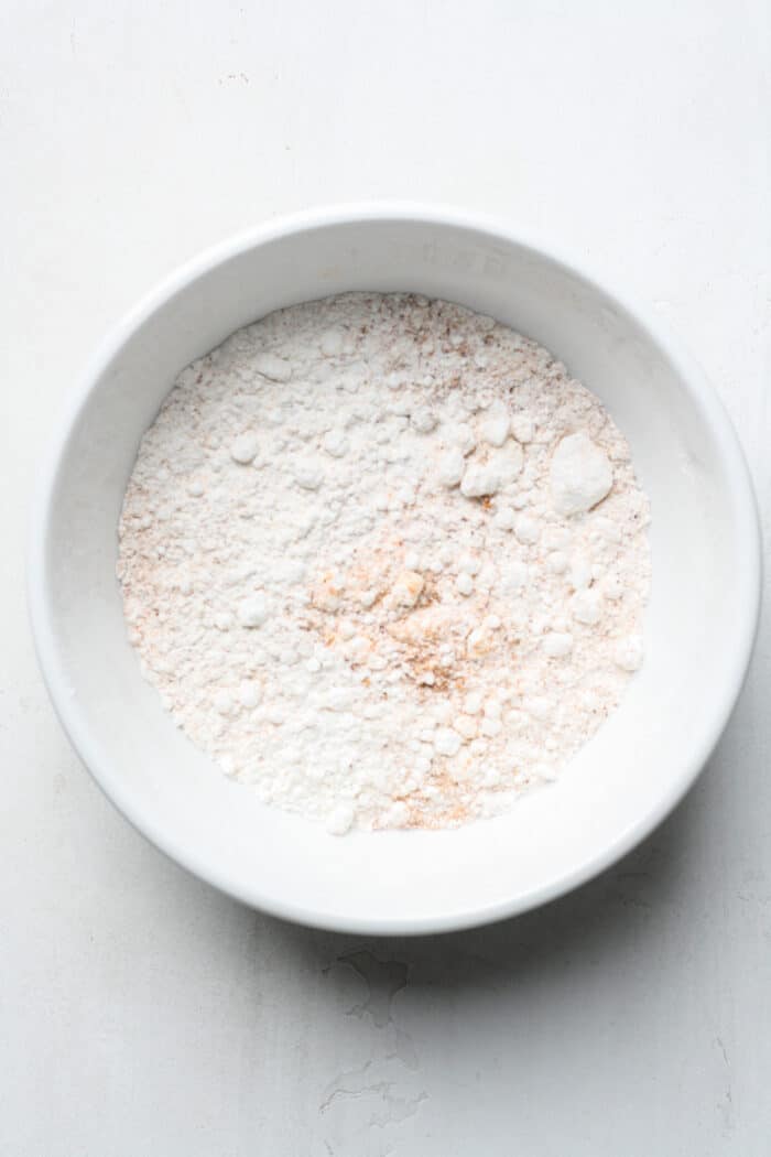 Flour mixture in bowl