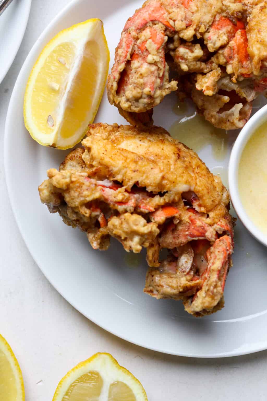 Fried Lobster Tails Organically Addison