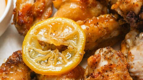 Lemon Pepper Chicken Wings - The Cozy Cook