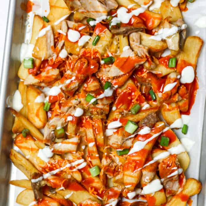 Buffalo Chicken Fries Organically Addison
