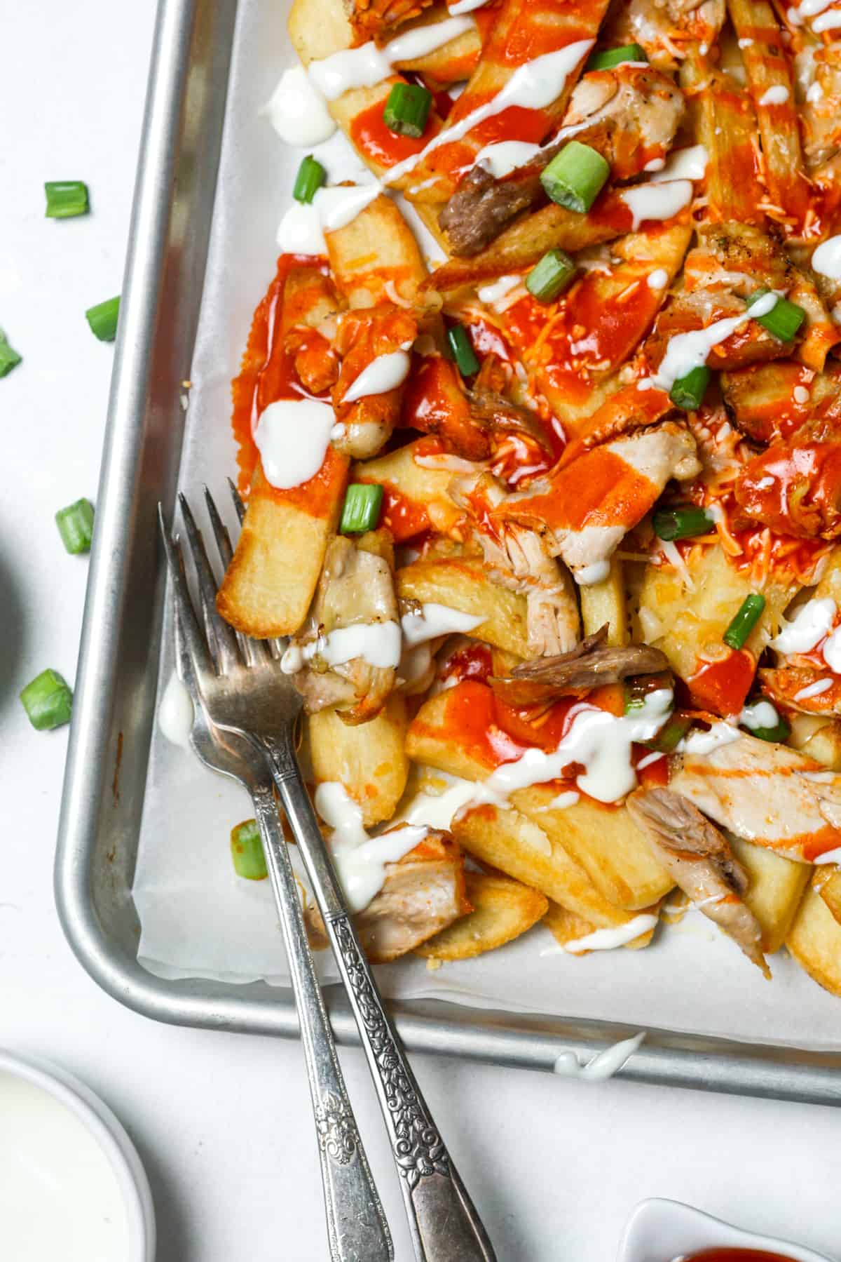 Buffalo Chicken Fries Organically Addison