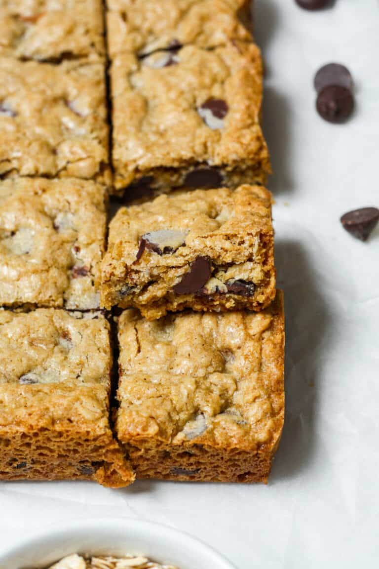Oatmeal Chocolate Chip Bars Organically Addison