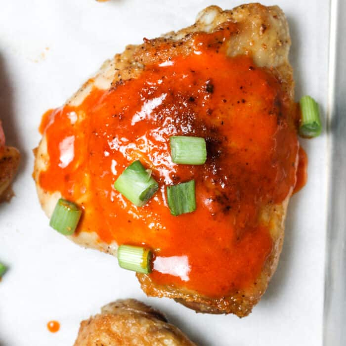 Buffalo Chicken Thighs Organically Addison